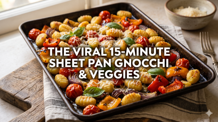 Crispy Sheet Pan Gnocchi: The Ultimate 15-Minute Weeknight Meal