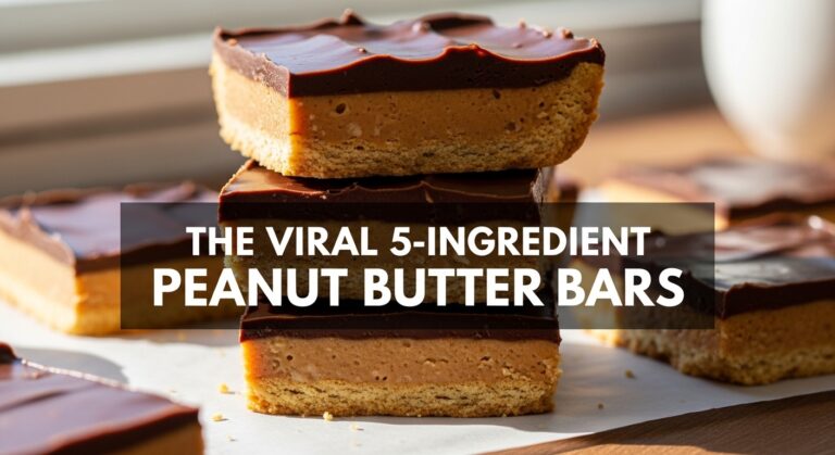 The Viral No-Bake Peanut Butter Chocolate Bars (Reese’s Hack!)