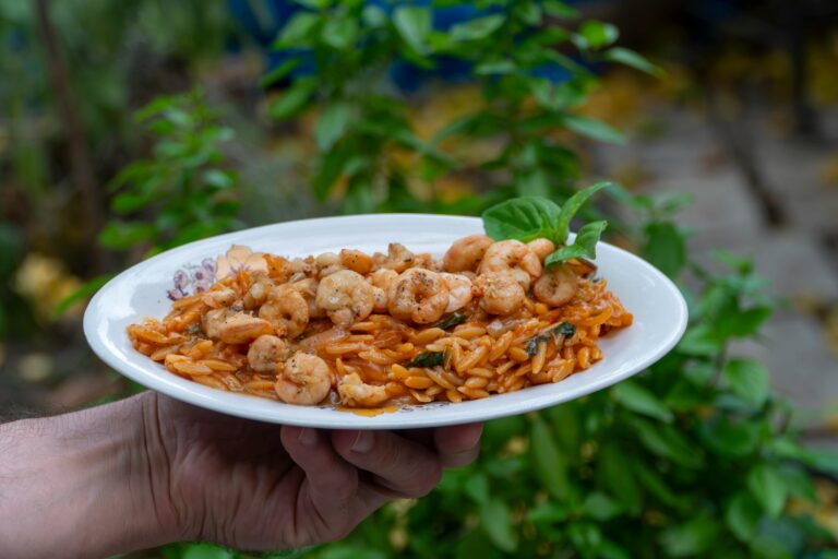 15-Minute Creamy Garlic Shrimp Orzo You’ll Make Every Week