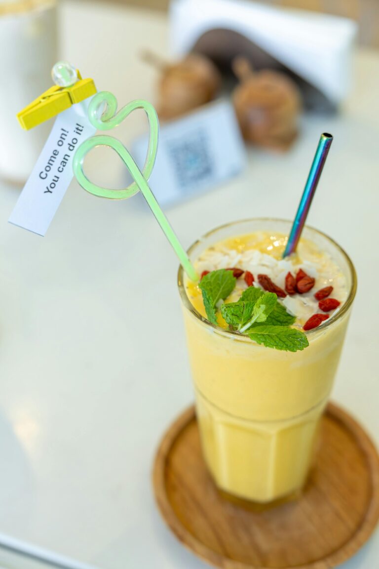 The Ultimate 3-Ingredient Creamy Mango Smoothie (5 Minutes!)