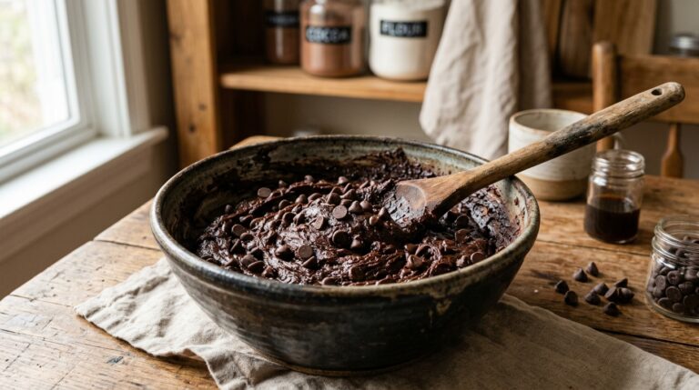 Minute Edible Brownie Batter (No Eggs, Safe to Eat!)