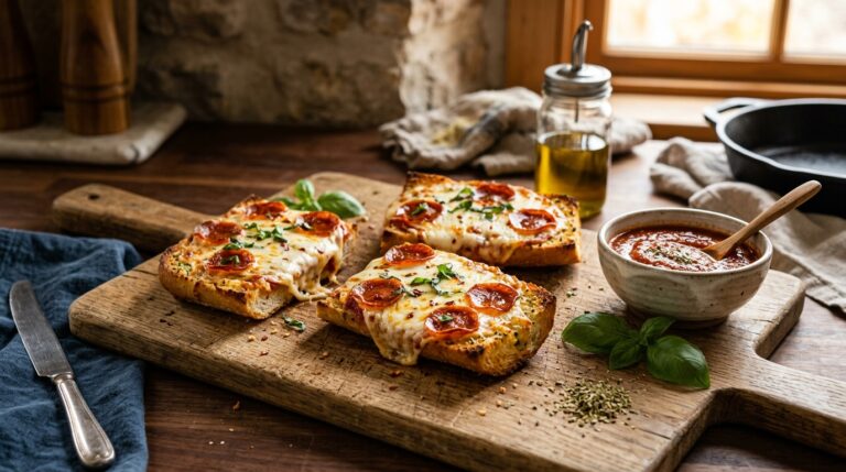 The 10-Minute Air Fryer Garlic Bread Pizza Hack