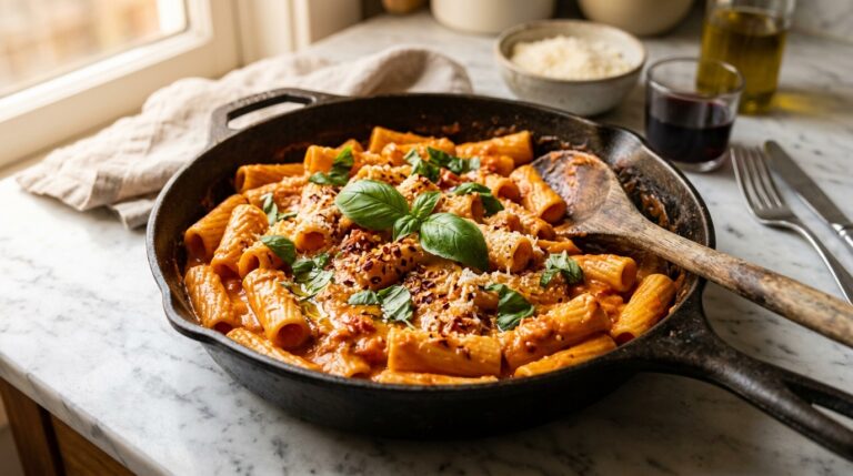The Viral 10-Minute Spicy Tomato Cream Pasta (Gigi Hadid Hack)