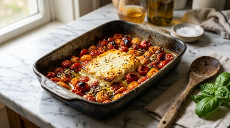 The Viral Baked Feta Pasta (Stupidly Easy & Creamy!)